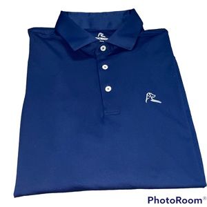 Rhoback Golf Long Sleeve Performance Navy Polo Shirt Men’s Sz XL